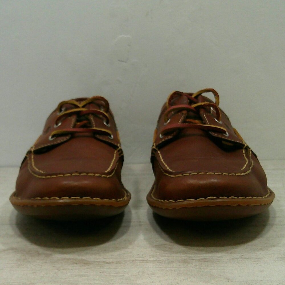 Born Ways Mens Leather Hand crafted Boat shoes Size 10 W | Wide - Picture 2 of 12